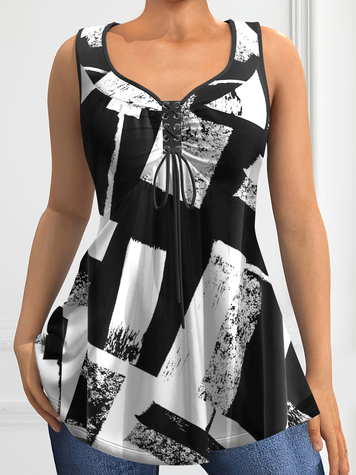 Summer Clothing For Plus Size Women - Women Plus Size Clothing Tank Top