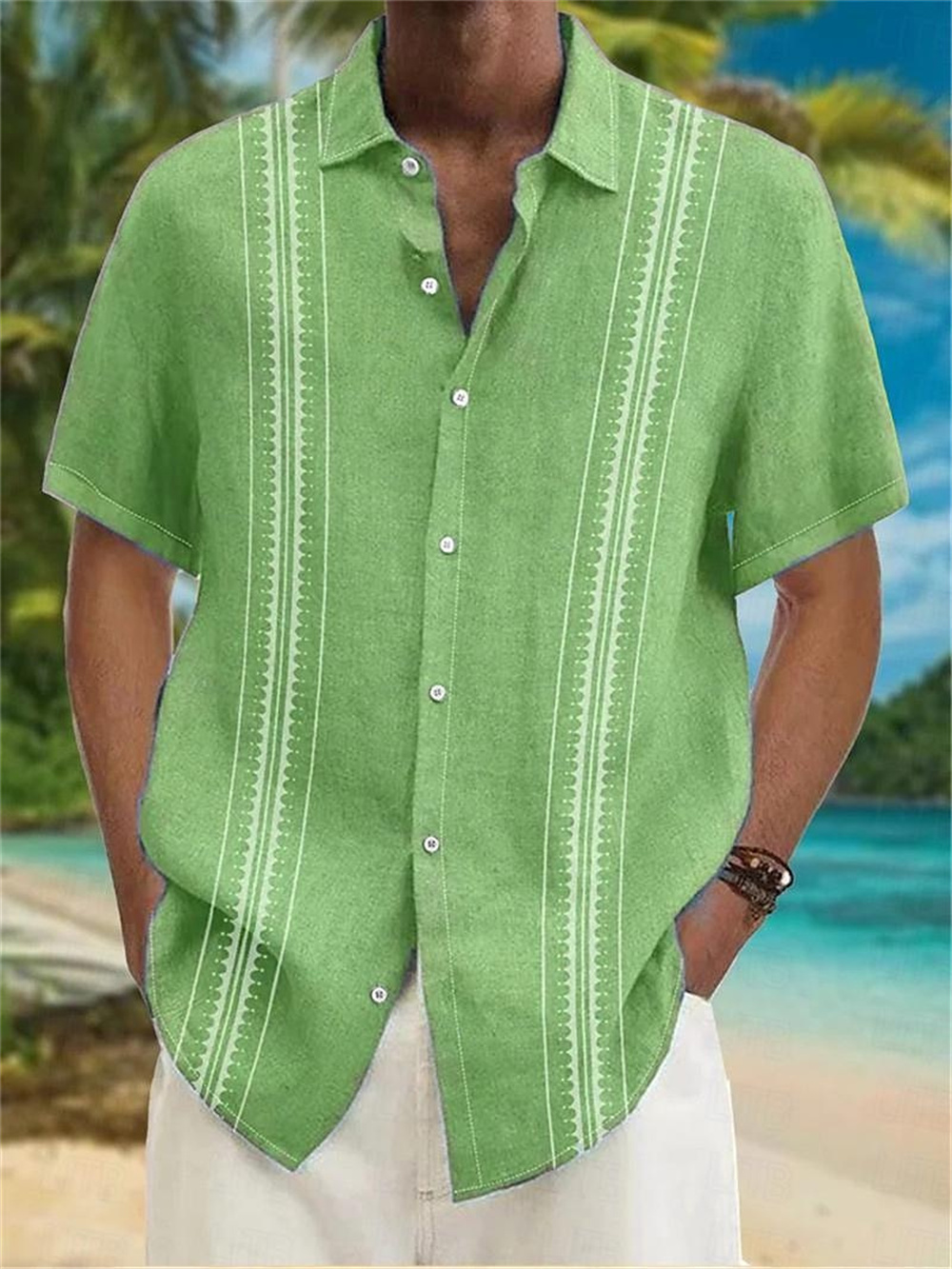 Summer Vacation Clothing Men - Men's shirt, new summer 3D printed