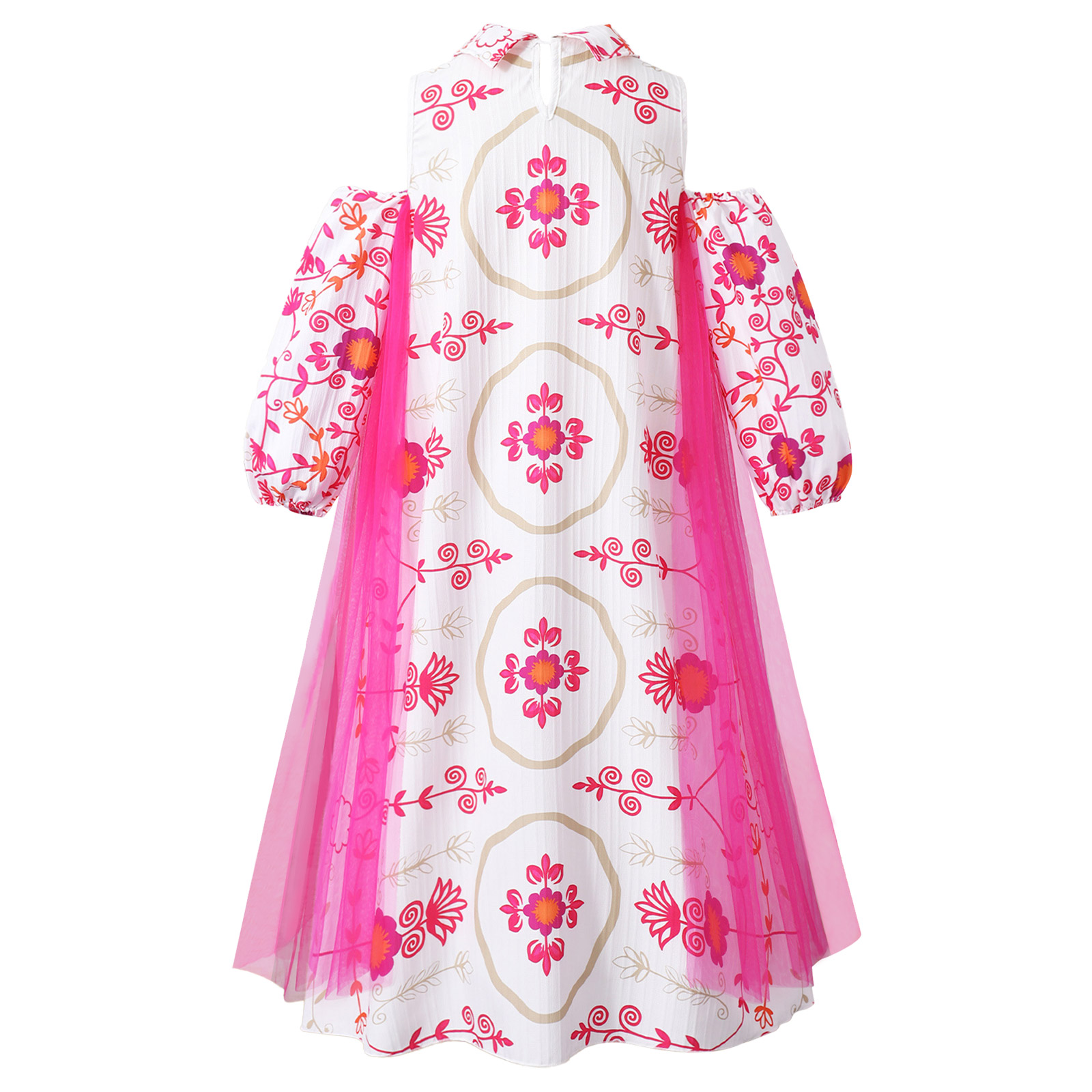Girl Long Sleeve Mesh Patchwor - Summer Clothing For Girls avis et prix