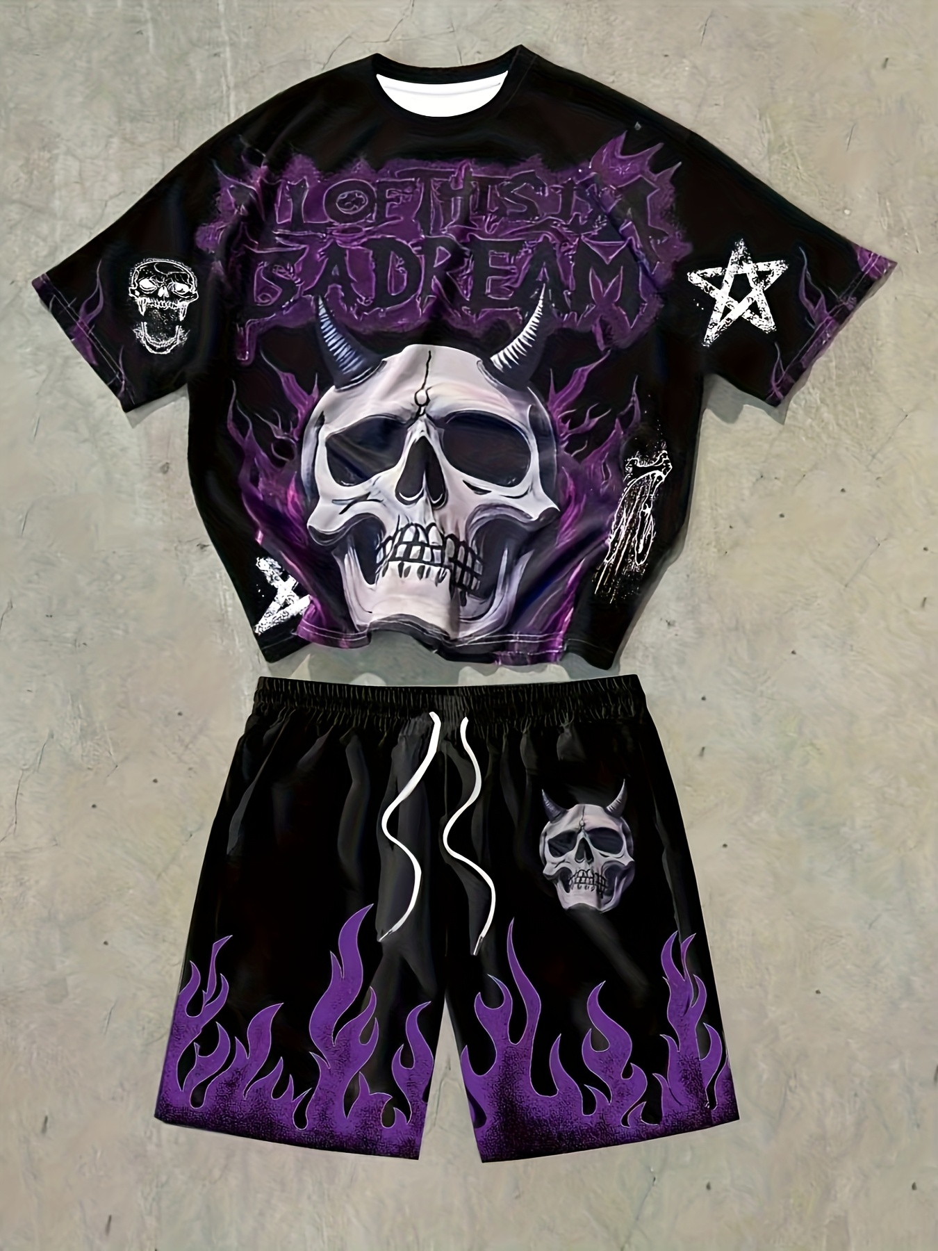 Hot Selling men's New Skull Le - Summer Clothing Styles avis et prix