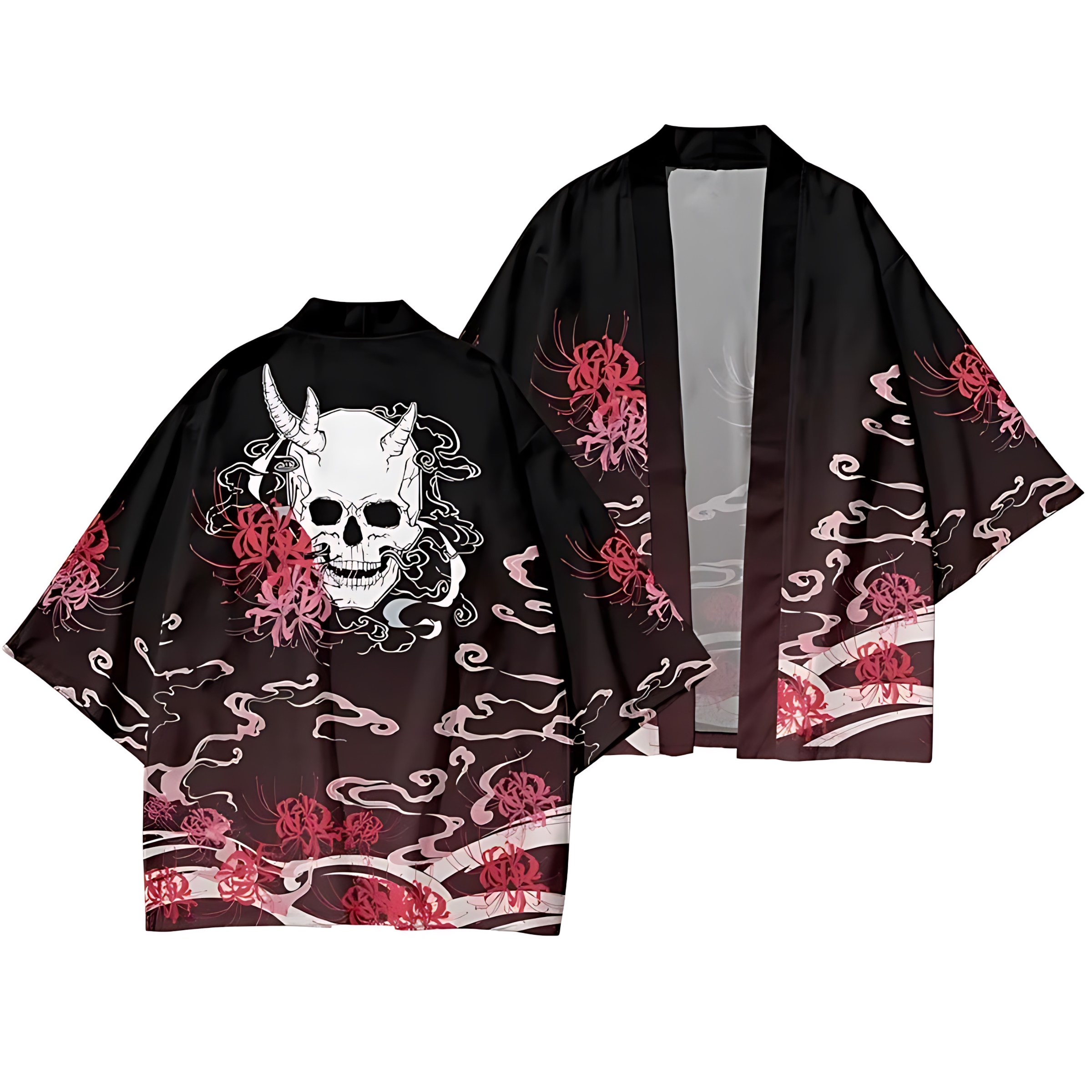 2026 Summer Men's Kimono Skull - Summer Clothing Patterns avis et prix