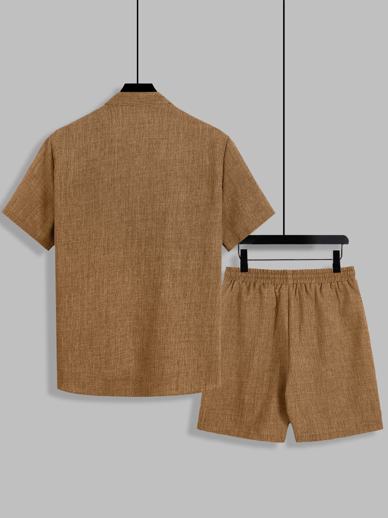Summer Men's Cotton Linen Text - Linen Shorts Men avis et prix