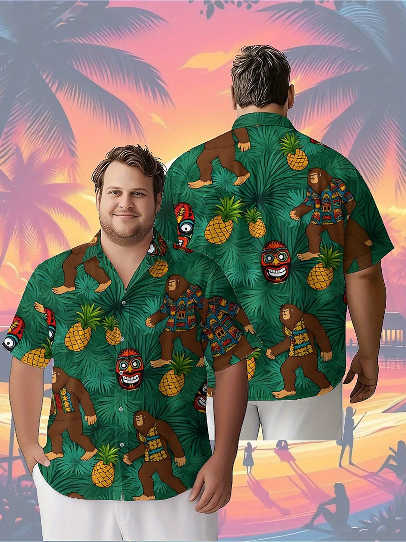 Men's Plus Size Hawaiian Shirt - Summer Clothing Patterns avis et prix