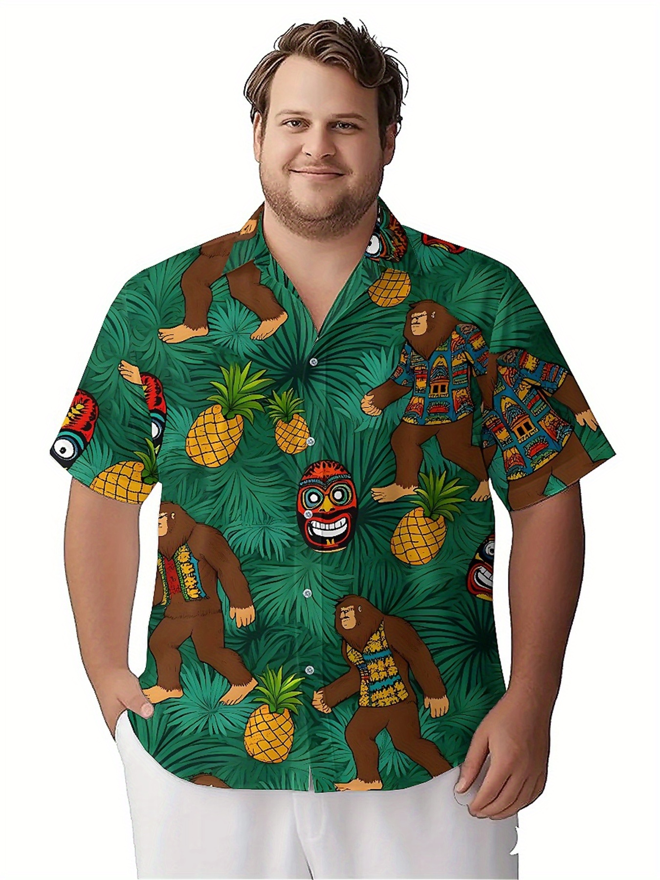 Men's Plus Size Hawaiian Shirt - Summer Clothing Patterns avis et prix