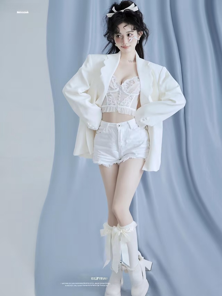 Studio Photography Suit White  - Summer Clothing For Girls avis et prix