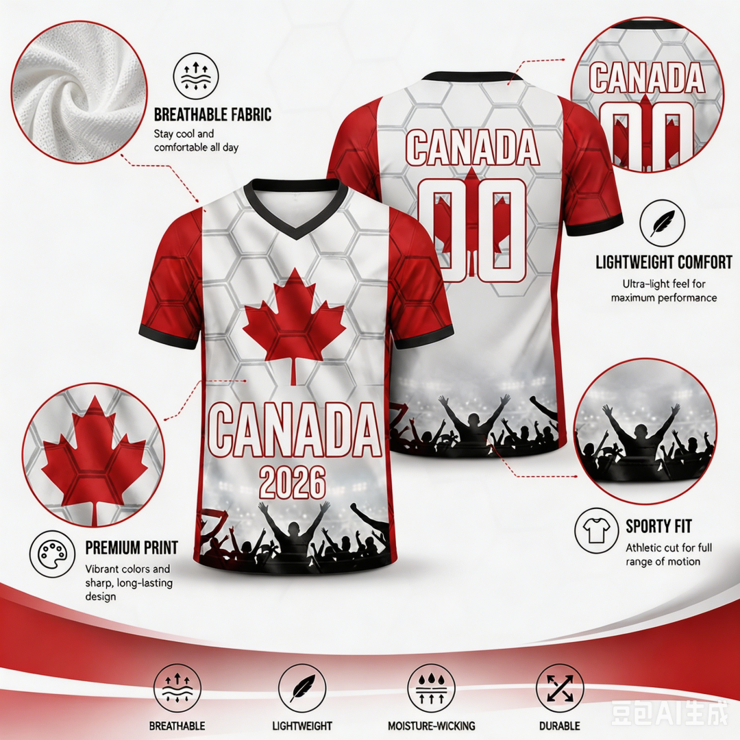 2026 Canada Soccer Jersey Cana - Summer Clothing Canada avis et prix