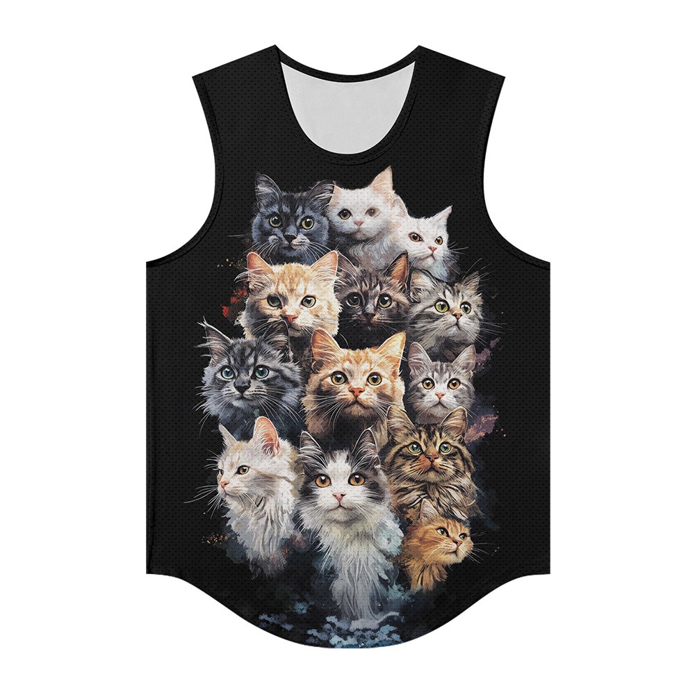 Men Vests Trendy Kawaii Lucky  - Summer Clothing Essentials Men avis et prix