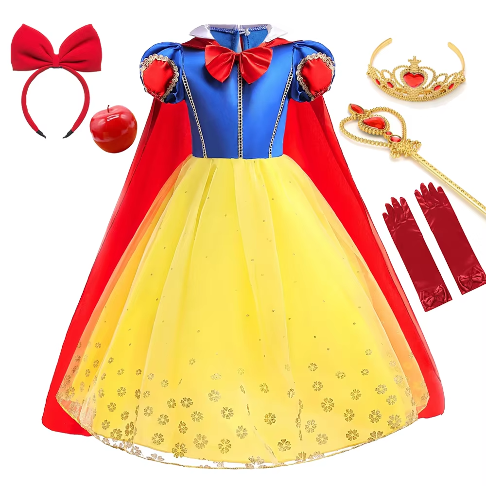 Snow White Gown Set Girls Prin - Summer Clothing Toddler avis et prix