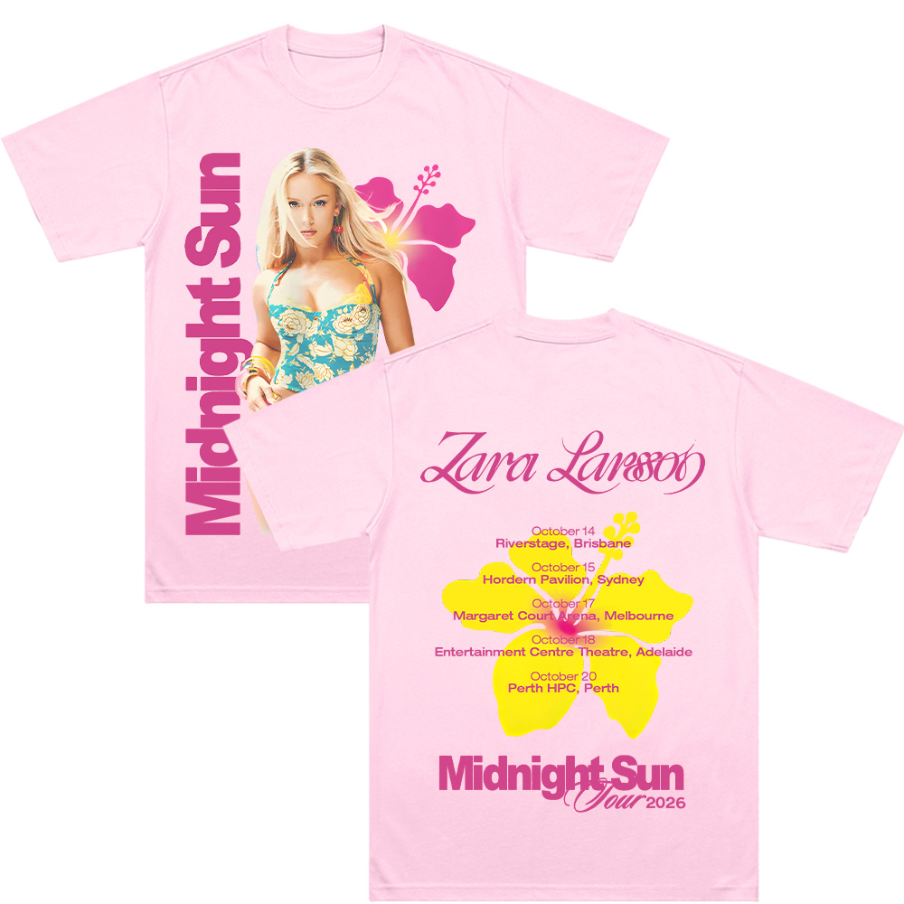 Midnight Sun Tour 2026 T Shirt - Zara Summer Clothing For Women avis et prix