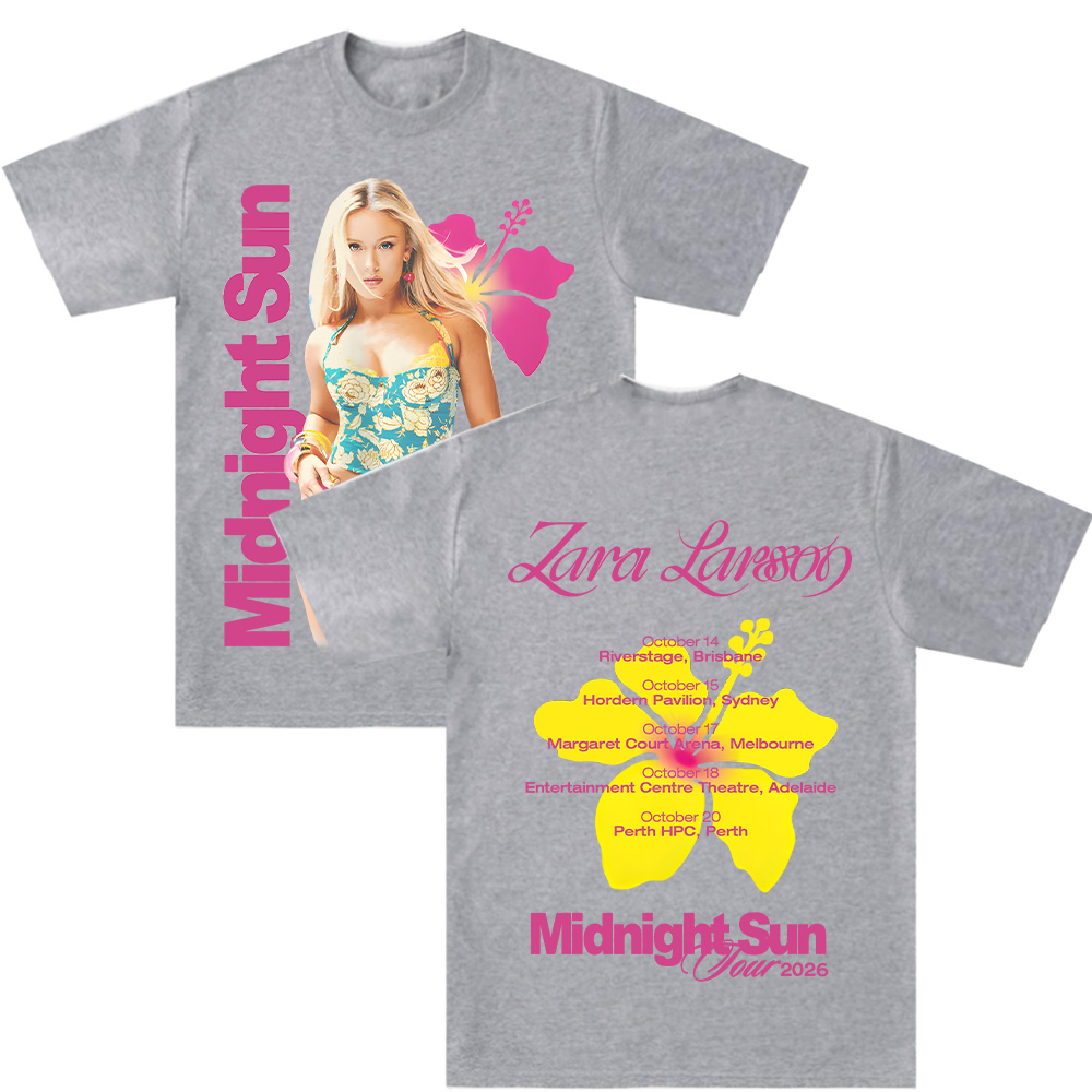 Midnight Sun Tour 2026 T Shirt - Zara Summer Clothing For Women avis et prix