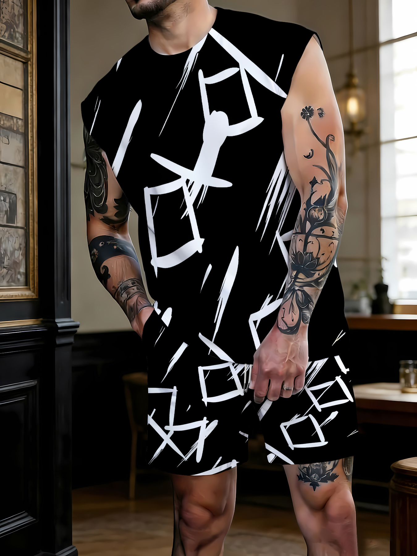 Men's Compression Tank Top and - Summer Clothing Usa avis et prix