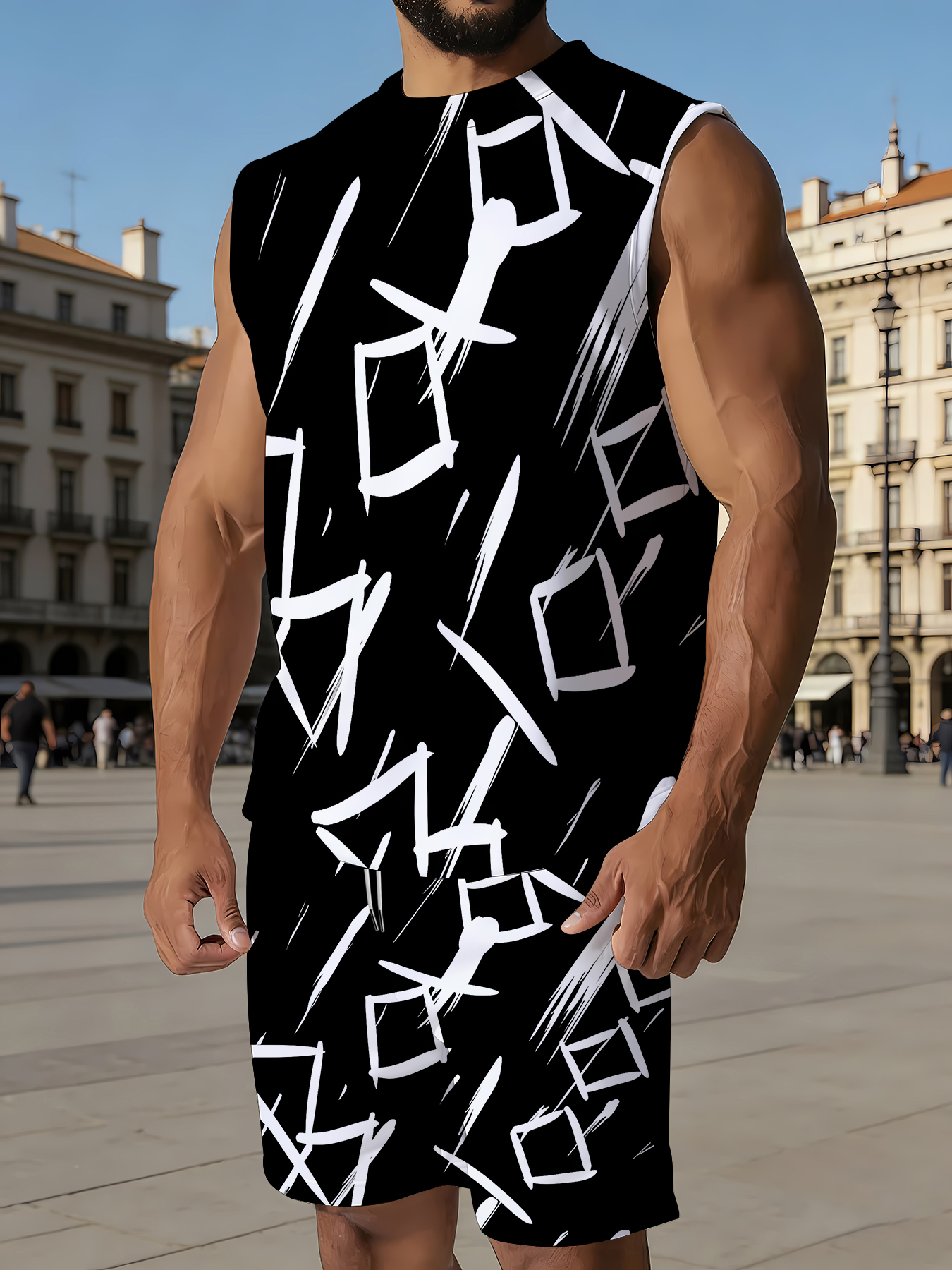 Men's Compression Tank Top and - Summer Clothing Usa avis et prix