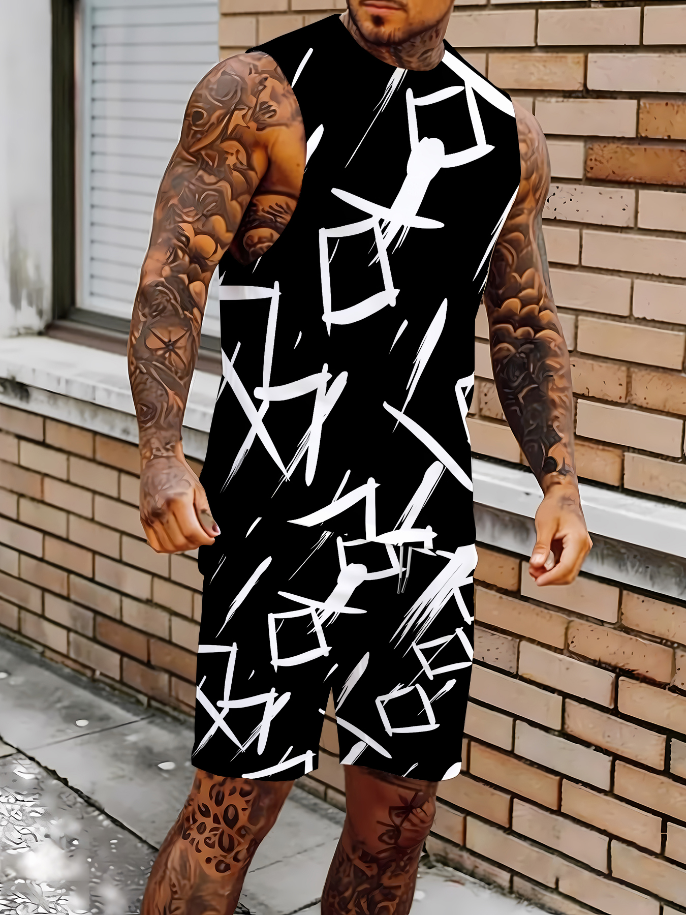 Men's Compression Tank Top and - Summer Clothing Usa avis et prix