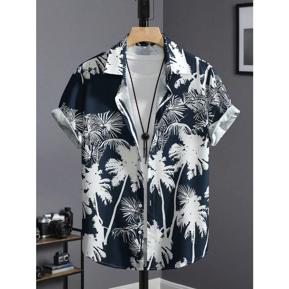 Palm Tree 3D Print Sport Quick - Summer Vacation Clothing Men avis et prix