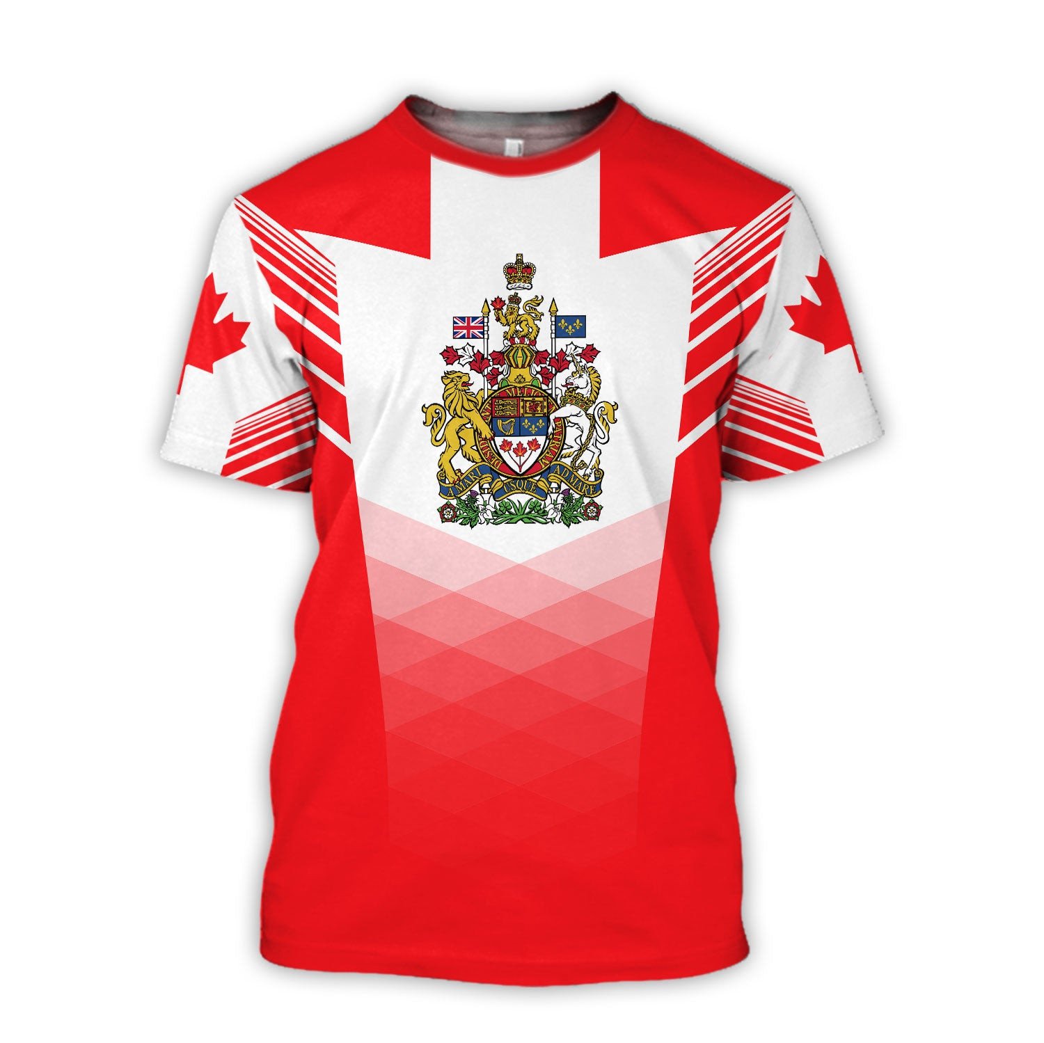 Canada T-Shirts Canadian Flag  - Summer Clothing Canada avis et prix