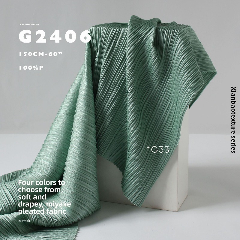 Drape Thin Elasticity Crushed  - Summer Clothing Material avis et prix