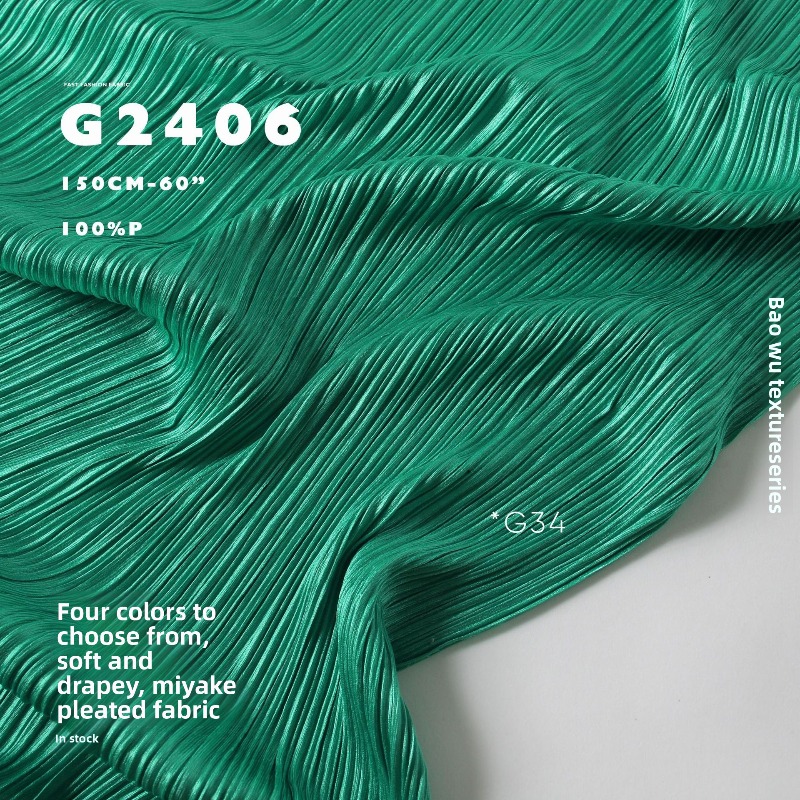 Drape Thin Elasticity Crushed  - Summer Clothing Material avis et prix