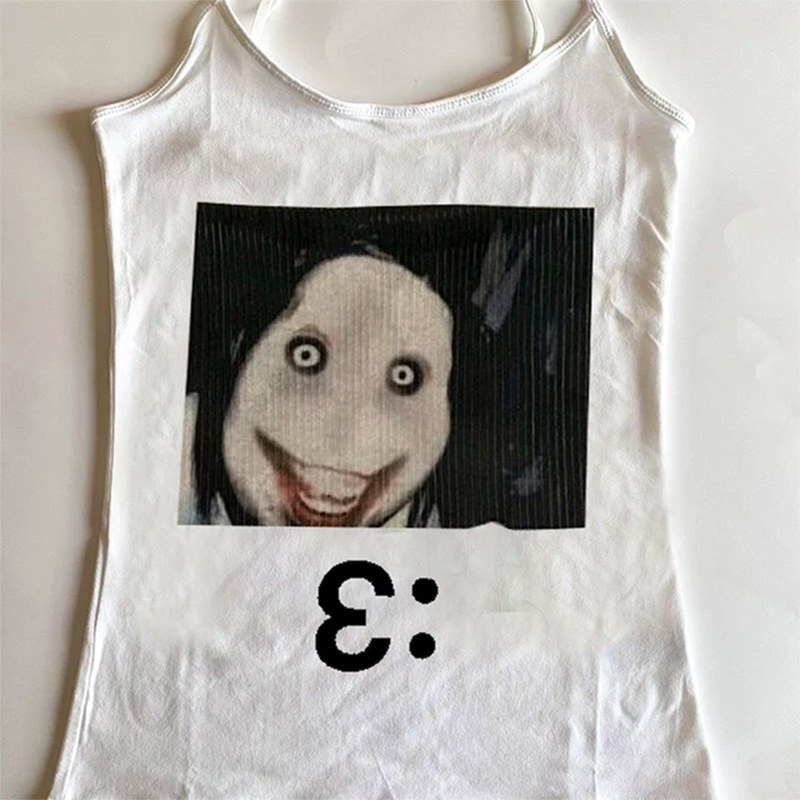 Goth Laugh Out Loud Anime Prin - Zara Summer Clothing For Women avis et prix