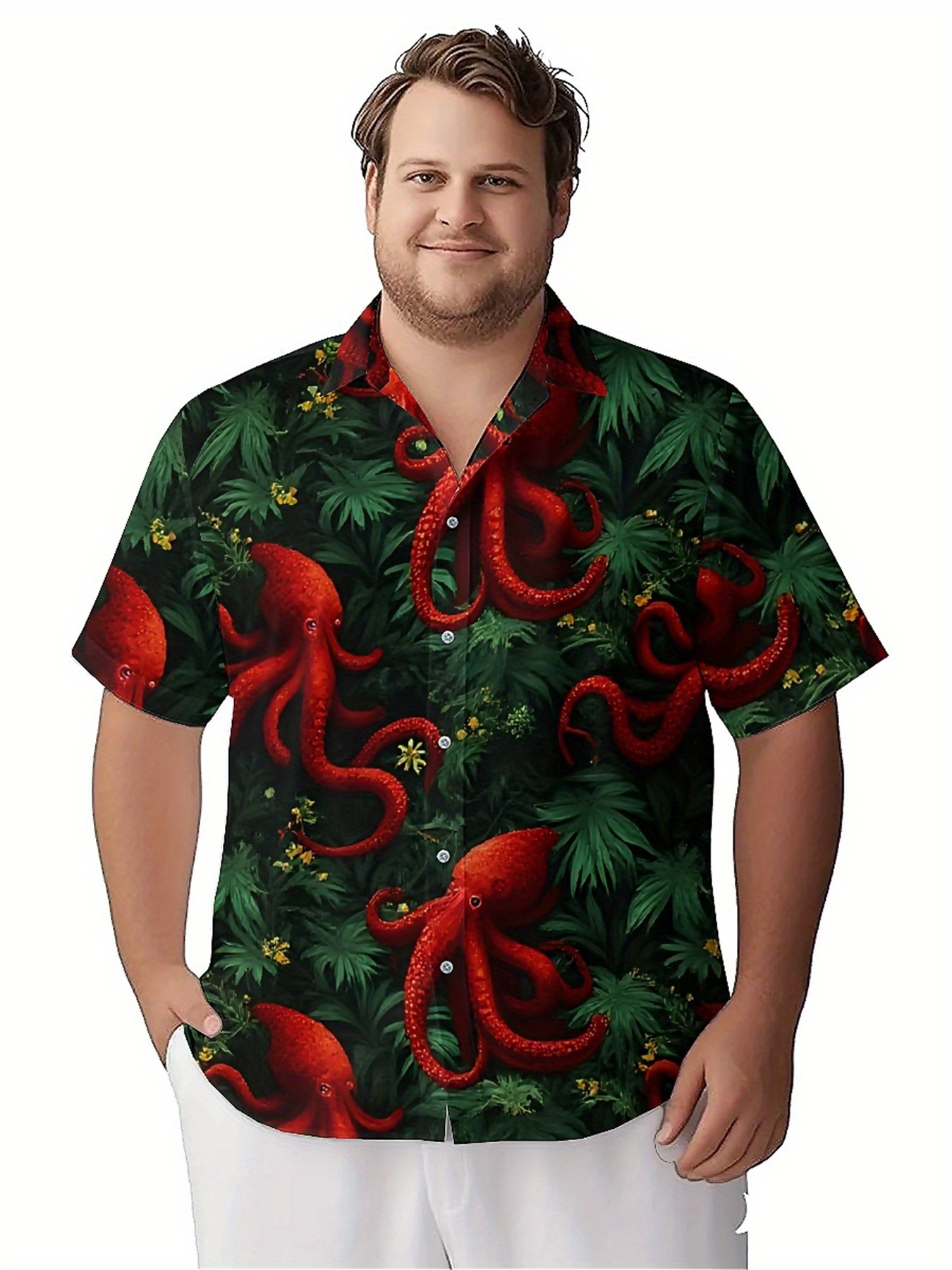Men's Plus Size Hawaiian Shirt - Summer Clothing Patterns avis et prix