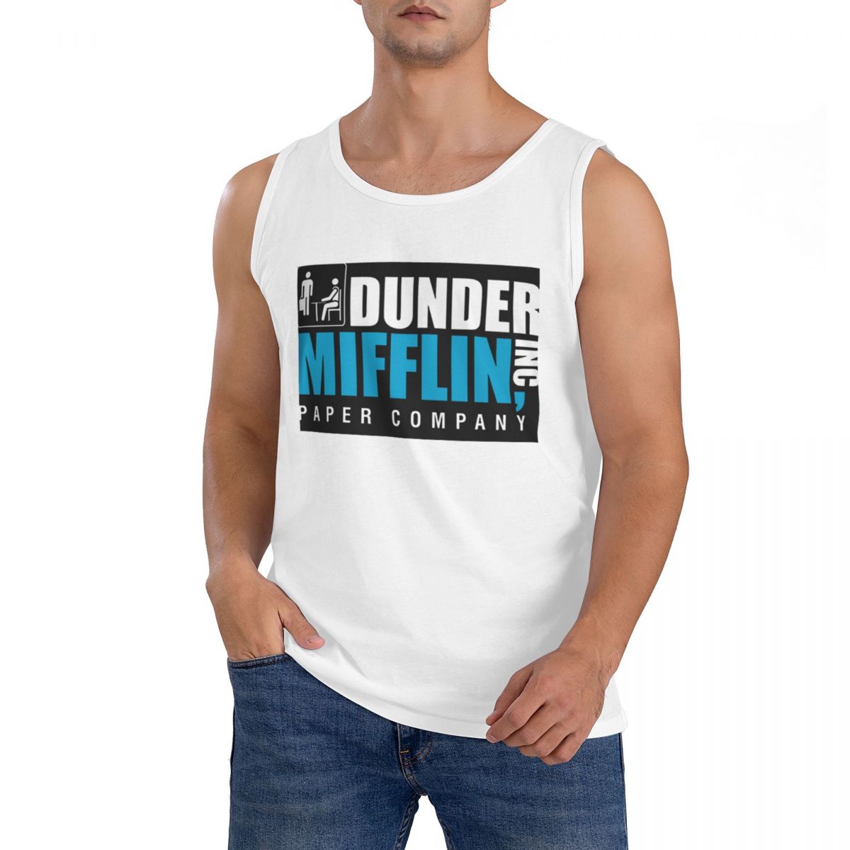 100% Cotton Dunder Mifflin Pap - Summer Clothing Essentials Men avis et prix