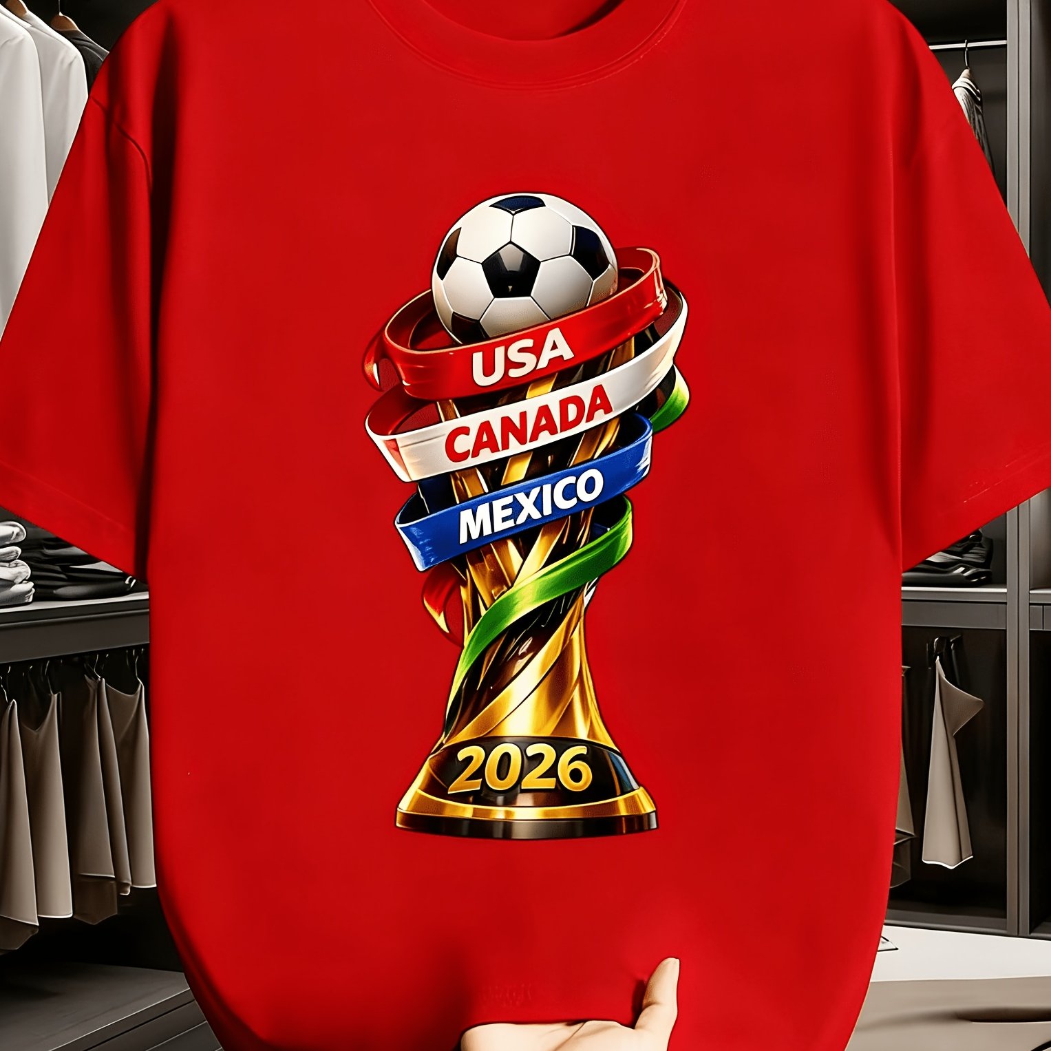 2026 USA Canada Cup Fun Print  - Summer Clothing Canada avis et prix