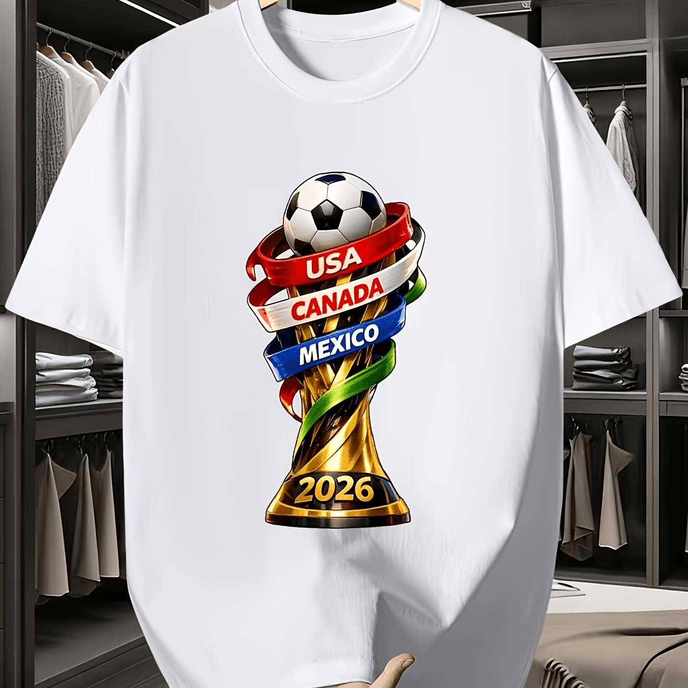 2026 USA Canada Cup Fun Print  - Summer Clothing Canada avis et prix
