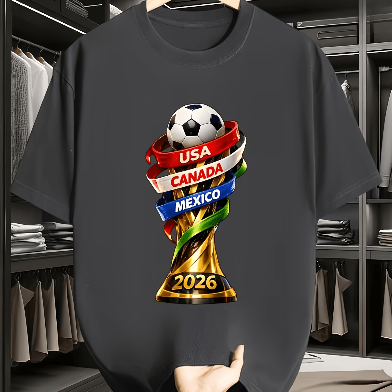 2026 USA Canada Cup Fun Print  - Summer Clothing Canada avis et prix