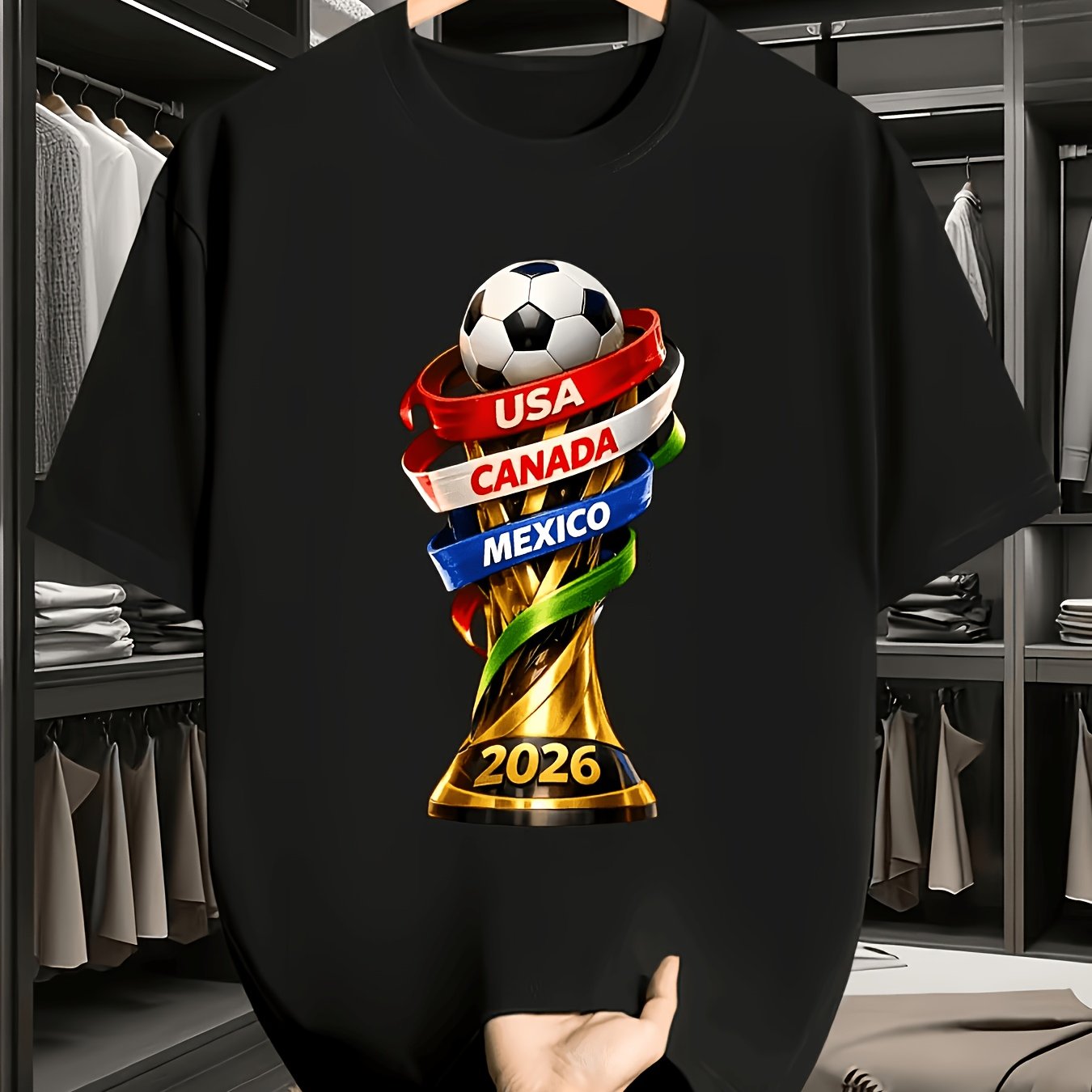 2026 USA Canada Cup Fun Print  - Summer Clothing Canada avis et prix