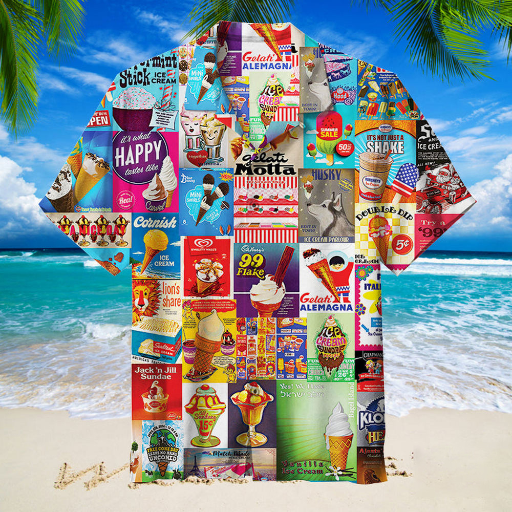 Ice Cream 3D Print Sport Quick - Summer Vacation Clothing Men avis et prix