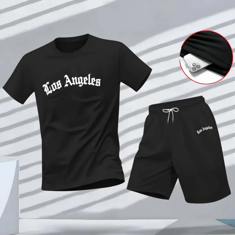 Men's Los Angeles Letter Print - Summer Quotes avis et prix