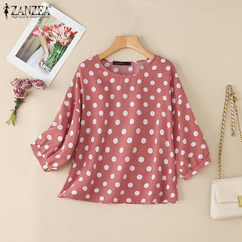 ZANZEA Woman Casual Polka Dot  - Summer Days Clothing avis et prix
