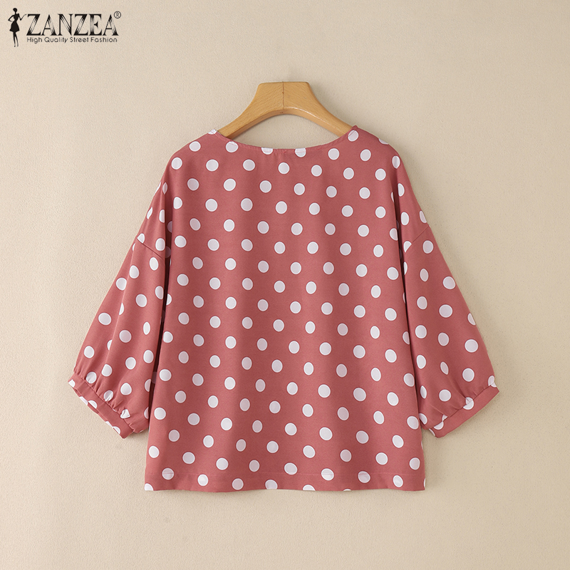 ZANZEA Woman Casual Polka Dot  - Summer Days Clothing avis et prix
