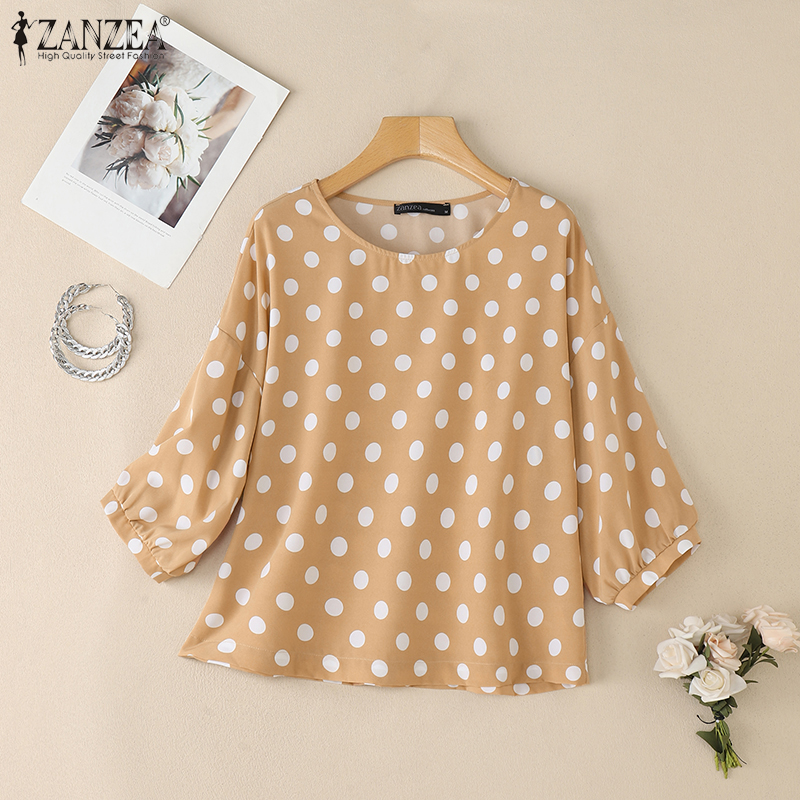 ZANZEA Woman Casual Polka Dot  - Summer Days Clothing avis et prix