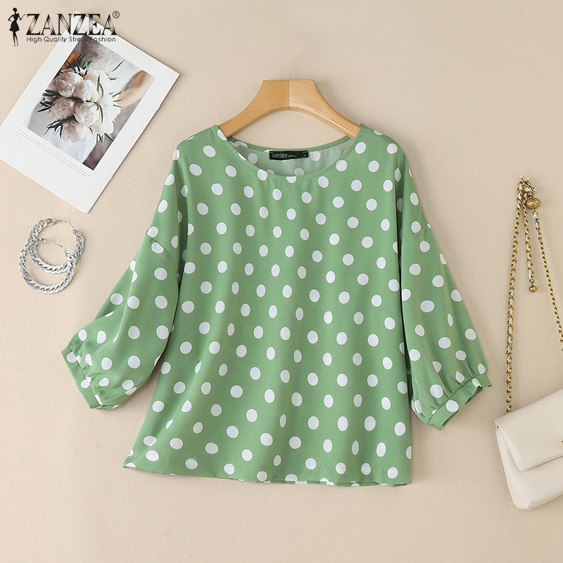 ZANZEA Woman Casual Polka Dot  - Summer Days Clothing avis et prix