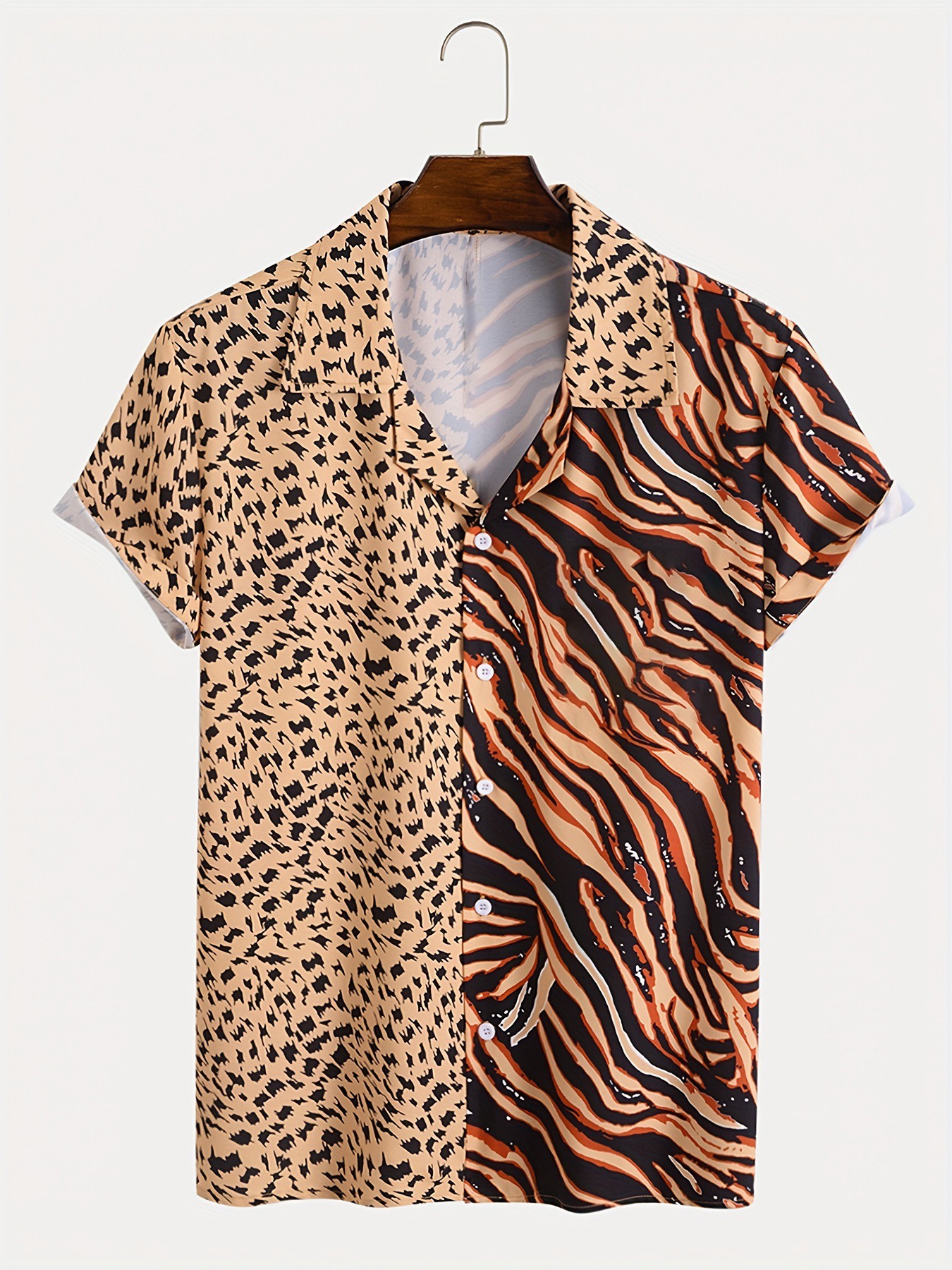 Men Summer Leopard Zebra Print - Summer Vacation Clothing Men avis et prix