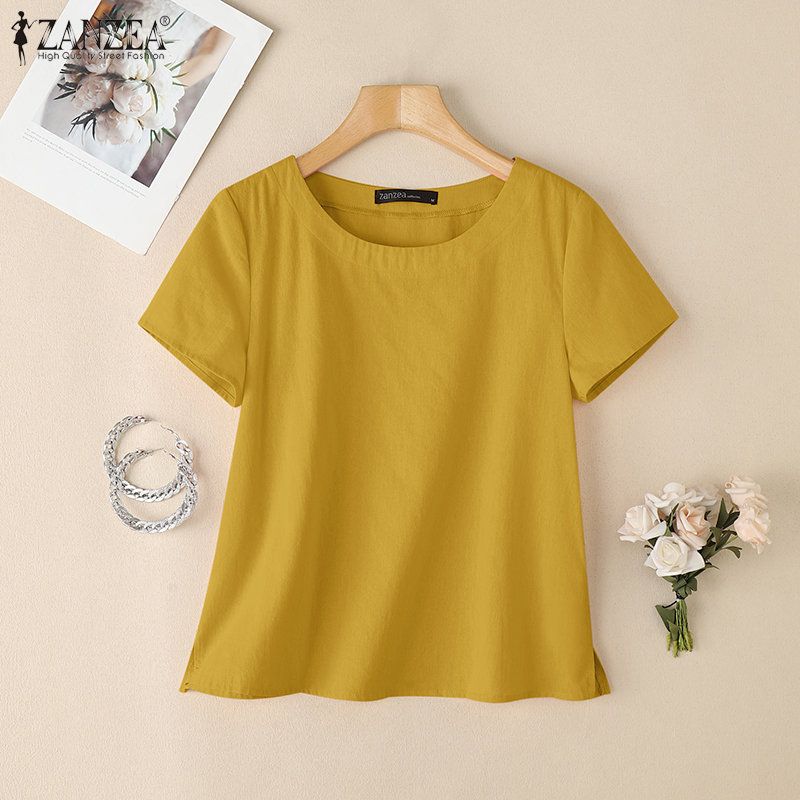 ZANZEA Summer Casual Cotton Bl - Summer Days Clothing avis et prix