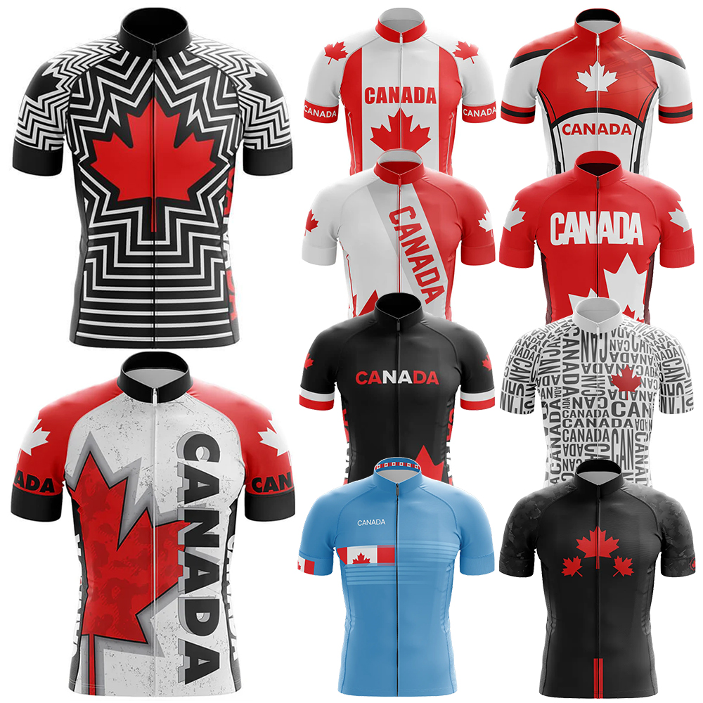 Canada Cycling Jersey for Men, - Summer Clothing Canada avis et prix