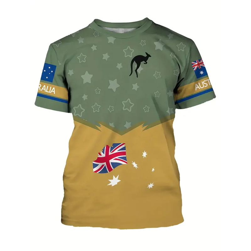 Australia National Flag T-shir - Summer Clothing Australia avis et prix