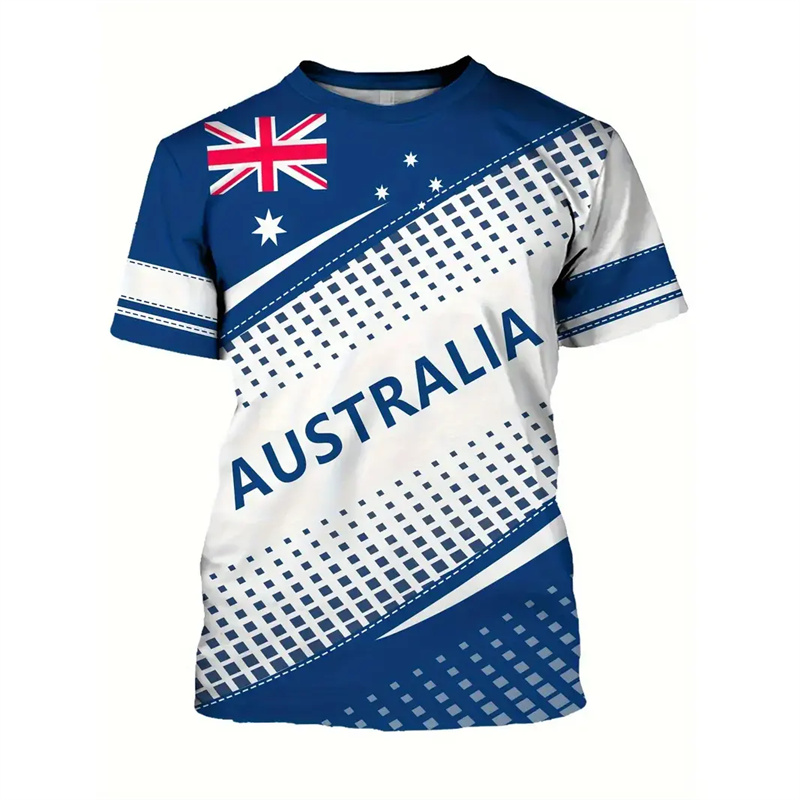 Australia National Flag T-shir - Summer Clothing Australia avis et prix