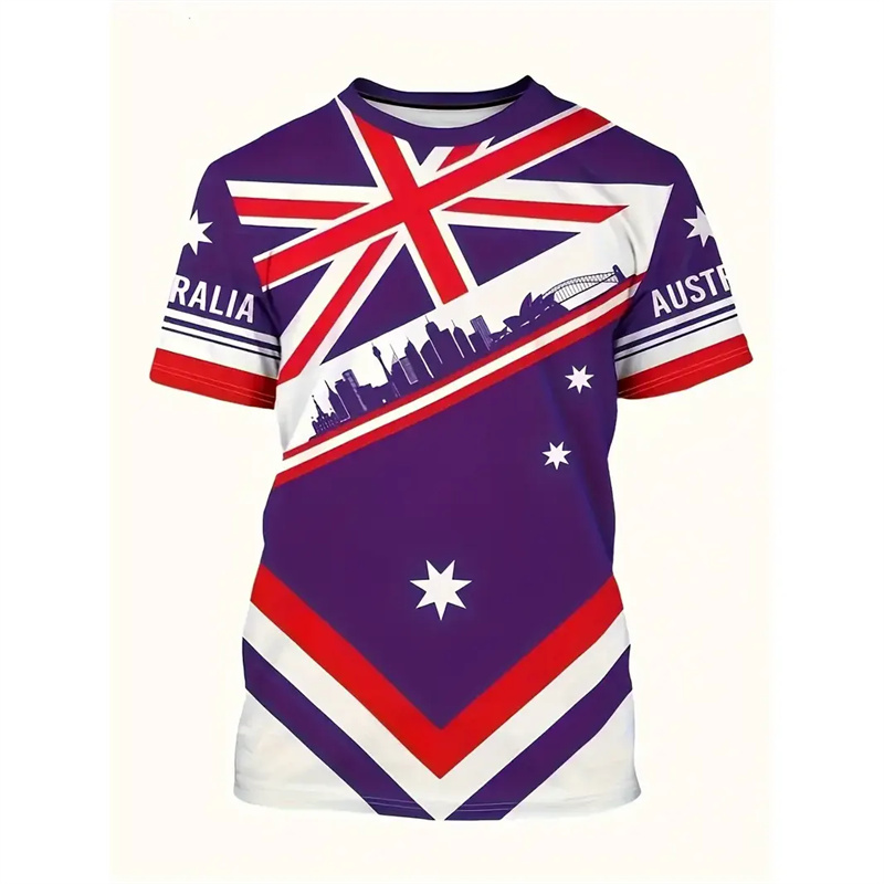 Australia National Flag T-shir - Summer Clothing Australia avis et prix