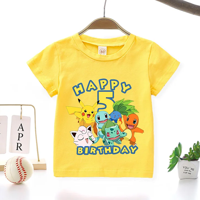 Pokemons Cotton T-Shirt Boys G - Summer Clothing Toddler avis et prix