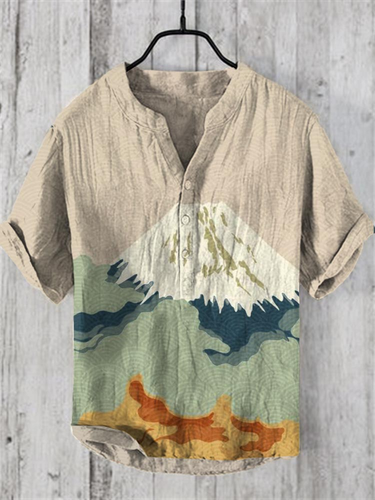 2025 Henry Shirt Men's Casual  - Summer Vacation Clothing Men avis et prix