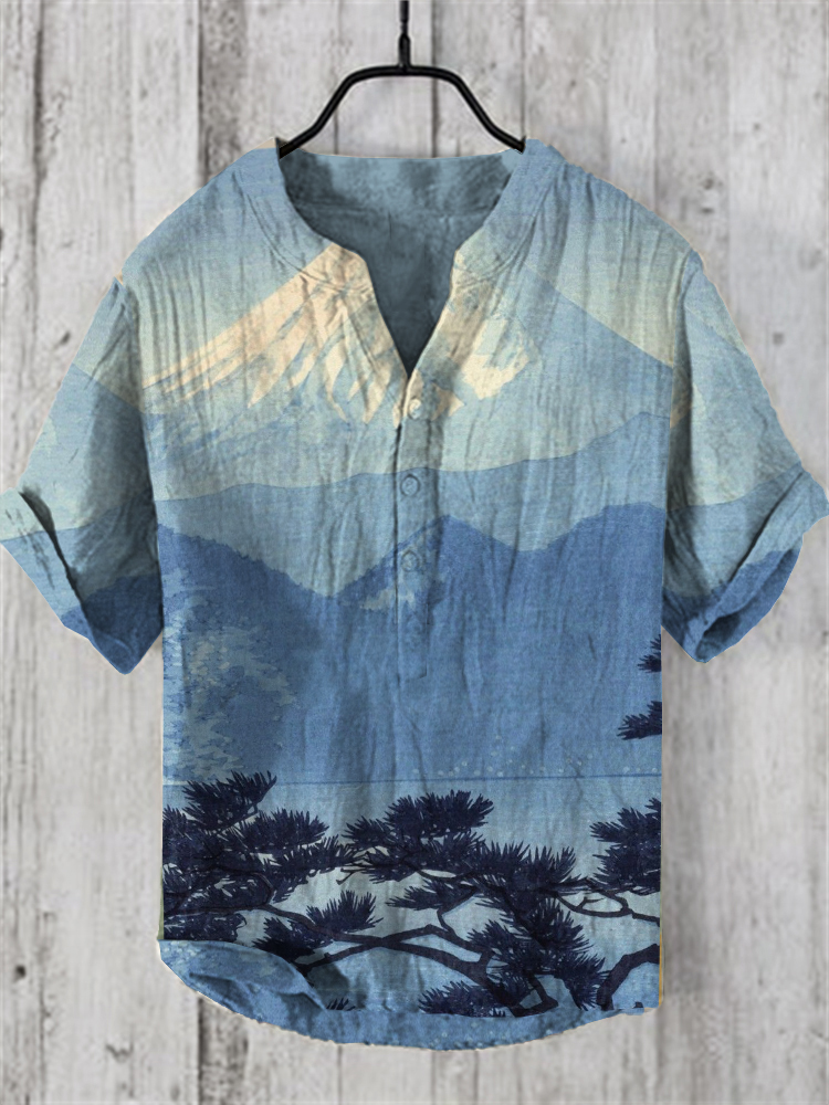 2025 Henry Shirt Men's Casual  - Summer Vacation Clothing Men avis et prix