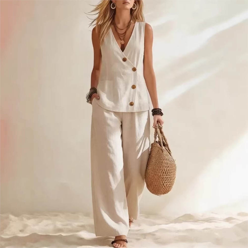 Fashion Deep V-neck Sleeveless - Zara Summer Clothing For Women avis et prix
