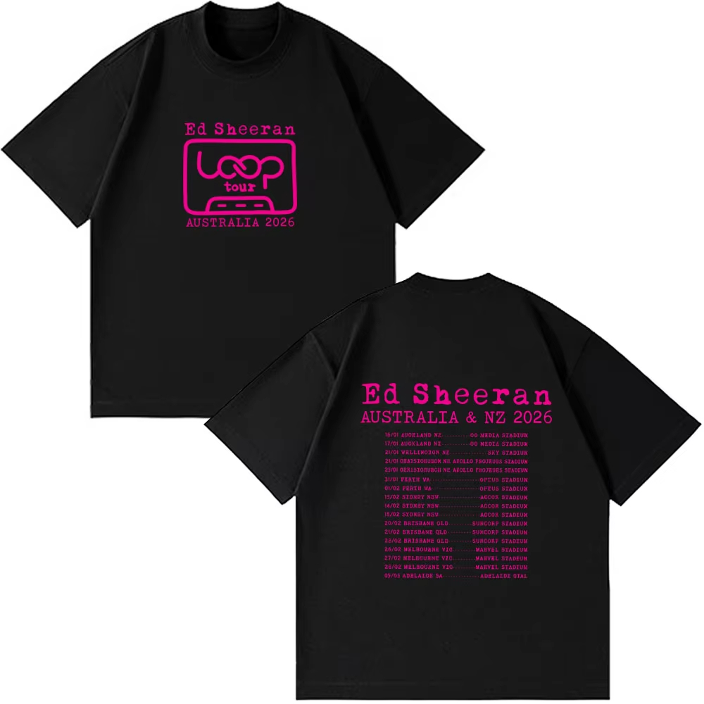 Ed Sheeran Loop Tour Australia - Summer Clothing Australia avis et prix