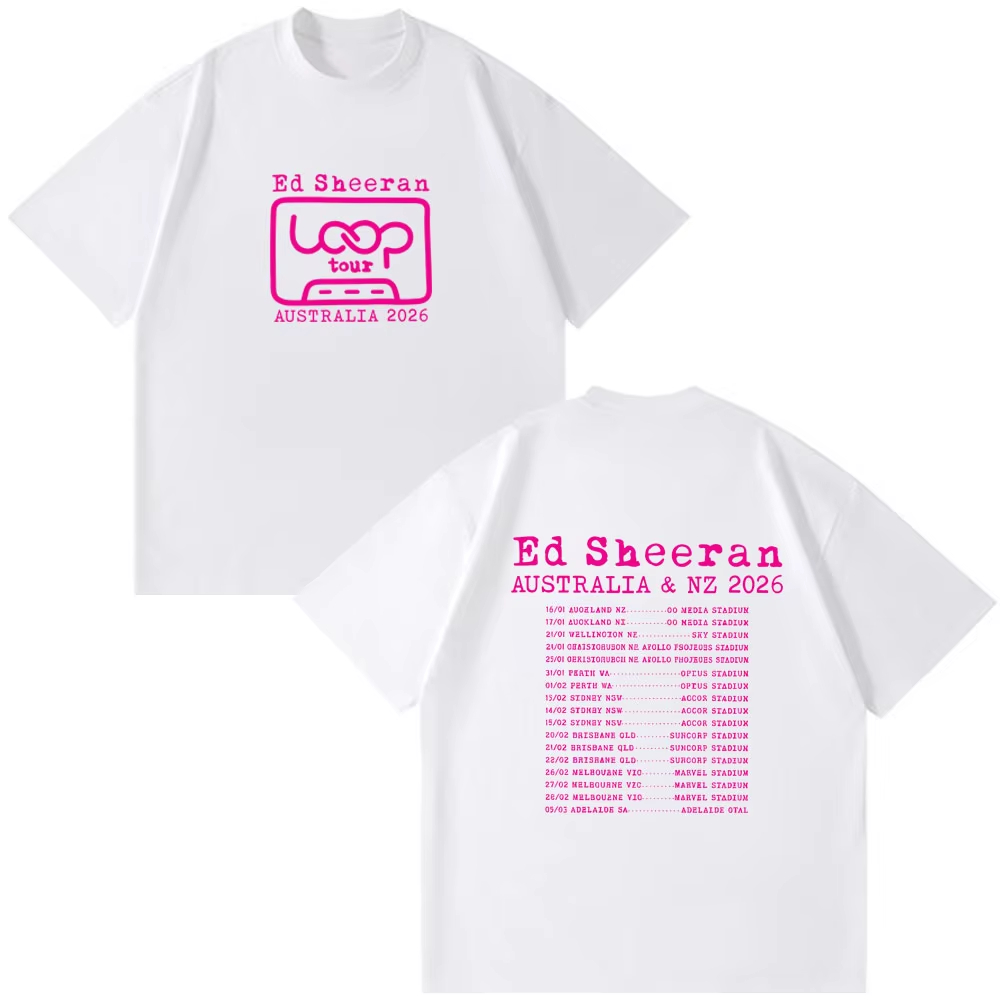 Ed Sheeran Loop Tour Australia - Summer Clothing Australia avis et prix