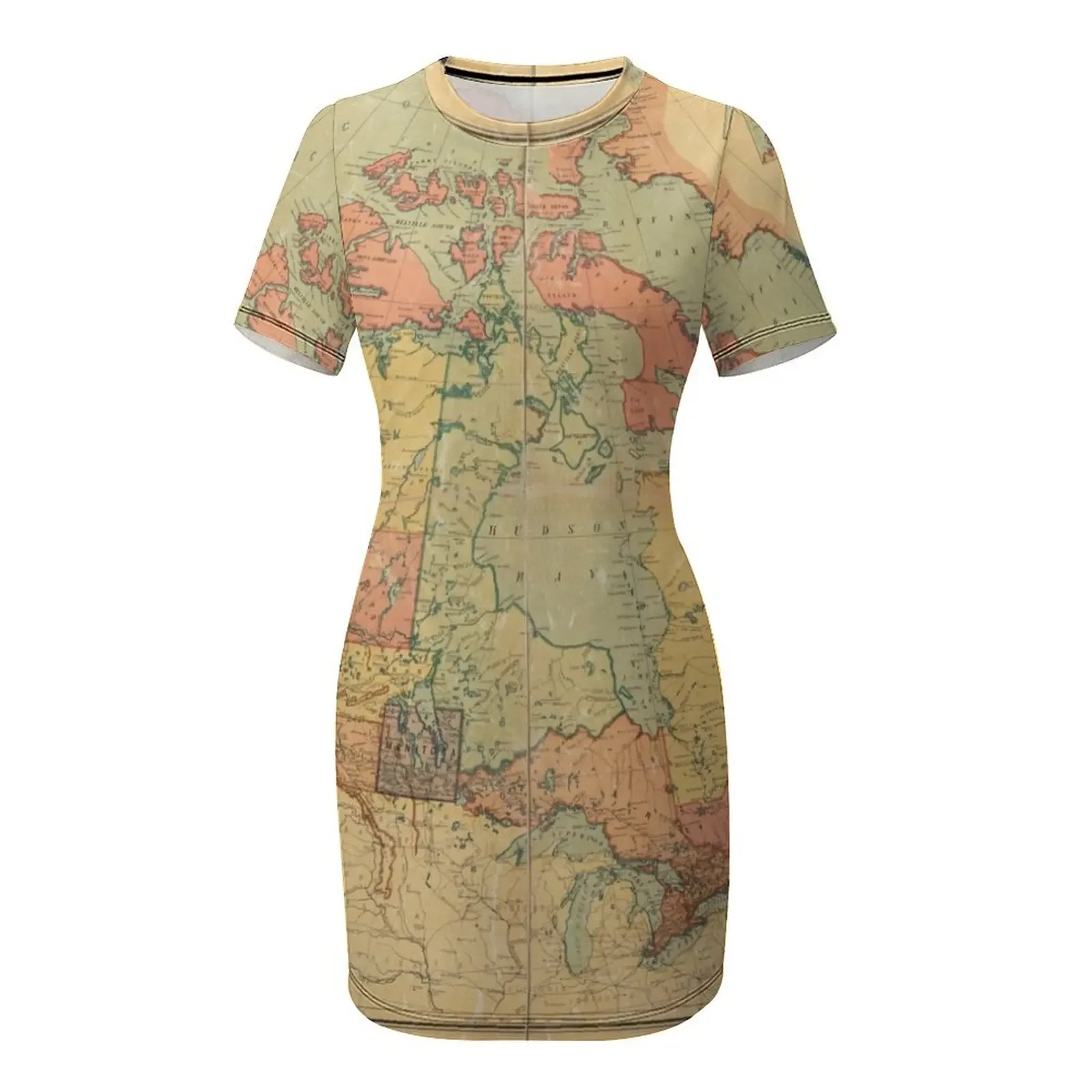 Vintage Map of Canada (1898) S - Summer Clothing Canada avis et prix