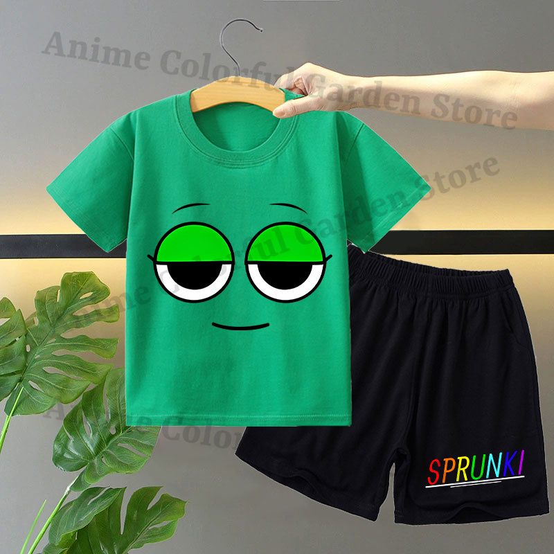 Sprunki 2pcs T-shirt and Short - Summer Clothing For Girls avis et prix