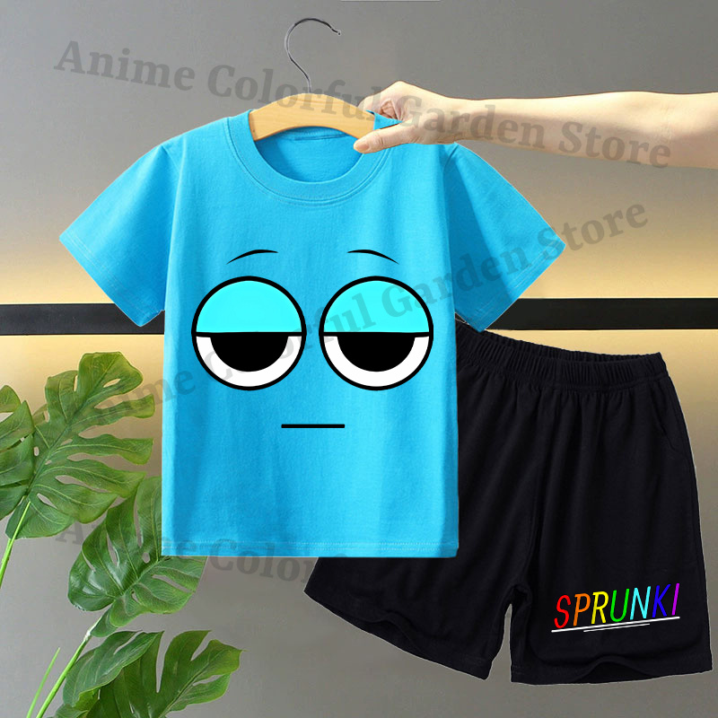 Sprunki 2pcs T-shirt and Short - Summer Clothing For Girls avis et prix