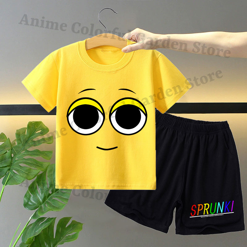 Sprunki 2pcs T-shirt and Short - Summer Clothing For Girls avis et prix